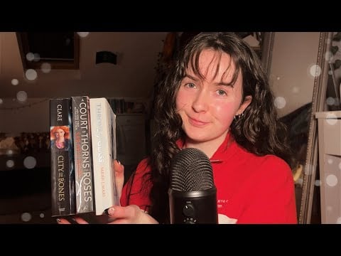 ASMR || Showing you my favourite books (book triggers, close whisper)