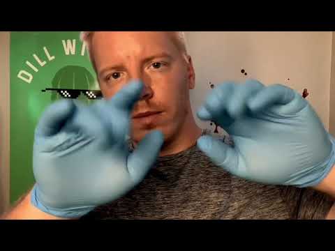 Wednesday Tingles - ASMR Gloves and finger sliding [sped up]