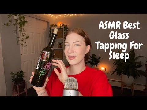 ASMR Best Glass Tapping Triggers To Help You Sleep | Crystal Glasses, One of a kind glass art