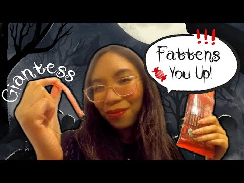 ASMR: CRUEL Giantess FATTENS YOU UP! (Soft Spoken + Layered Eating Sounds)🍬🍖 [Roleplay]