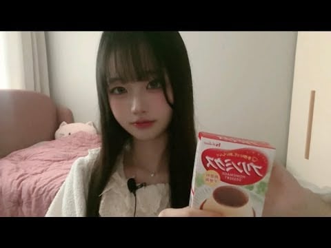 [No Talking] 푸딩 만드는 데 팅글 폭발✨ | 박스탭핑, 가루, 스크래치, 물소리, 쿠킹 ASMR🍮