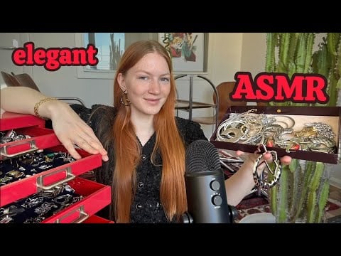 ASMR 💍 Ich präsentiere: meine Schmucksammlung! •⩊• (show & tell, German whispers)