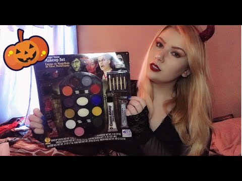 Sassy Big Sister Does Your Halloween Makeup *ASMR ROLE-PLAY*