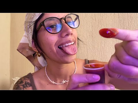 ASMR con pulpa y charlando 😋