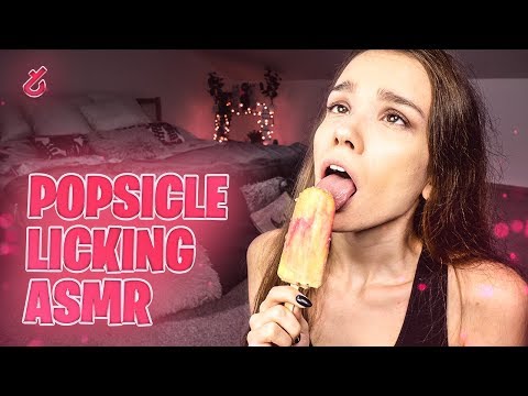 ASMR Popsicle kissing and licking - #ASMR #Relaxing 19/100