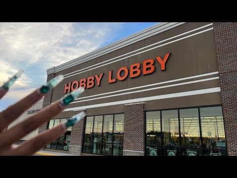 PUBLIC ASMR IN HOBBY LOBBY | Custom Video For Kat 