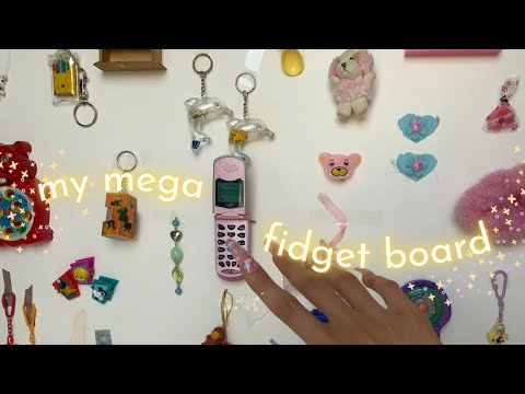 My First Asmr Video with a Fidget Board | (tapping, scratching, camera touching) No Talking