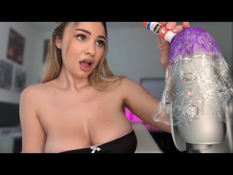 ASMR For Men | Wrapping It Up and Spreading....Glue On The Mic 🎤