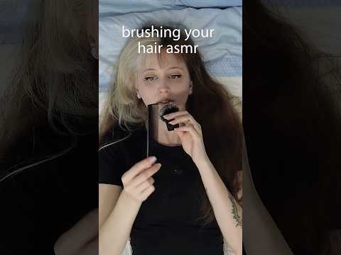 ASMR 💗 ur hair is a mess #asmr #visualasmr #asmr #chillasmr #funnyasmr  #visualtingle