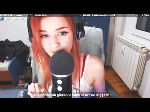 LIVE NOW ON TWITCH!! DOING ASMR DONO REQUESTS  // NEW VID COMING SOON