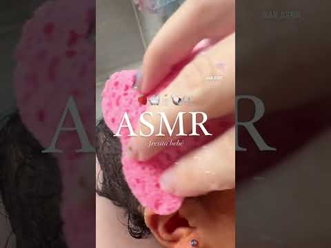 ASMR BAÑO A MI BEBÉ FRESITA