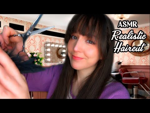 ⭐ASMR [Sub] Lucky 7 Minutes Haircut 🍀 (Realistic, Soft Spoken)