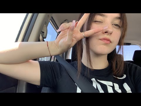 ASMR soft speaking, relaxed check in (car asmr, tapping, talking, vlog?)