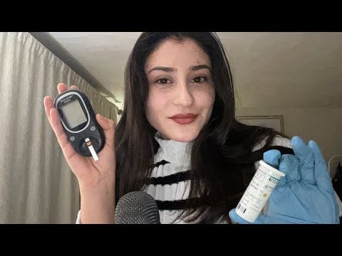 ASMR | Monitoreo de HIPOGLUCEMIA (te desmayaste) | CLÍNICA ESPECIALIZADA ASMR 