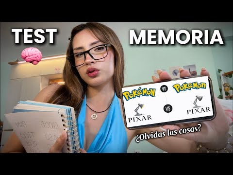 ASMR ROLEPLAY TEST DE MEMORIA 🧠¿Te olvidas de las