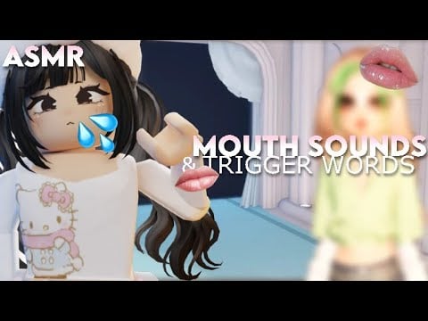 ROBLOX ASMR ☆ Relaxing Mouth sounds + Trigger words (NO ADS)