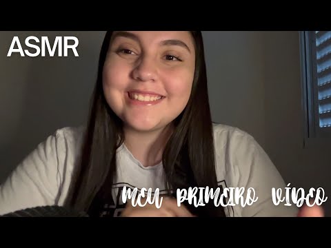 ASMR - TENTANDO ASMR PELA PRIMEIRA VEZ