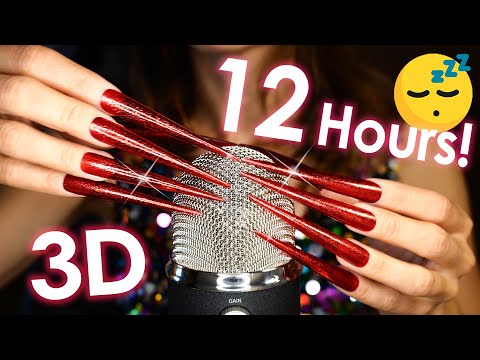 3D Deep Brain Scratching for INSTANT SLEEP 😴 12h No Talking ASMR