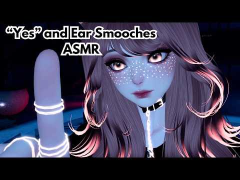 "Yes" Affirmation With Ear Smoochies For Your Relaxation And Sleep - [ASMR]