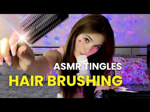 ASMR Hair Brushing Compilation