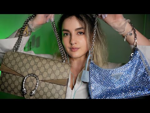 asmr VENDEDORA ANTIPÁTICA DE BOLSAS DE LUJO ASMR para DORMIR profundo Ale ASMR