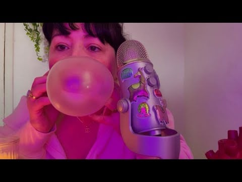 ASMR Bubble Gum @aramoonasmr1111 #asmr #relax #asmrtriggers #tapping #tingles #mouthsounds #trigger 