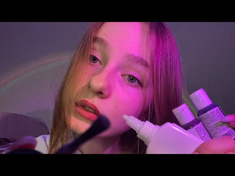 ☀︎ ASMR макияж рандомными предметами ☀︎