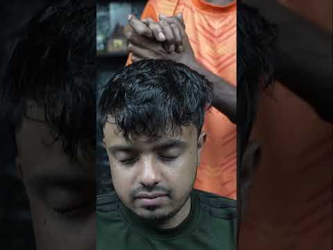Tapping And Tingles Old School Barber Head Massage ASMR #shorts
