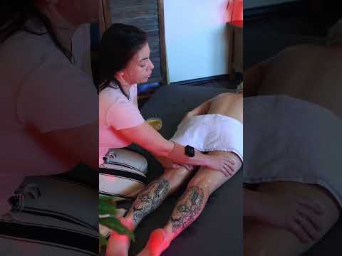 ASMR: Back and Leg Scrub for Deep Relaxation #katemassage #legmassage #triggersforsleep