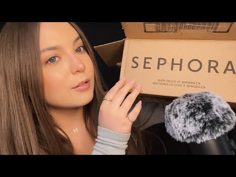 ASMR Sephora Makeup + Skincare Haul 🫧 (Whisper Ramble)