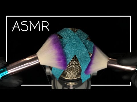 ASMR Tingly Tape Mic Brushing! 🩵 (No Talking)