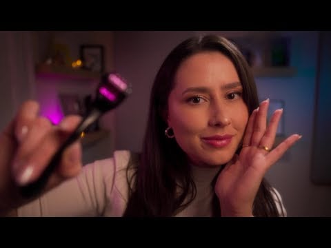 ASMR Face Attention & Inaudible Whispers | Gentle Hand Movements, Visual Triggers, Sleep & Relax