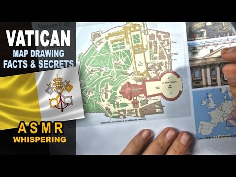 VATICAN state | City Map with Facts and Secrets | ASMR whispering geography facts