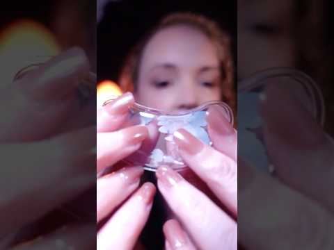 ASMR Soothing Gel Eye Pads 👁 Pampering for Deep Sleep #shorts #eyeexam #deepsleep