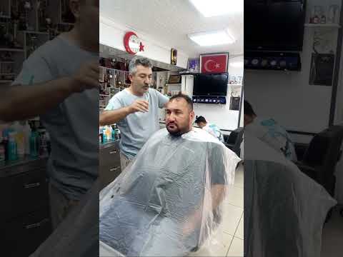 RELAXING HAIR CUTING AND CRAZY SKIN CARE WITH TURKISH BARBER MUNUR ONKAN