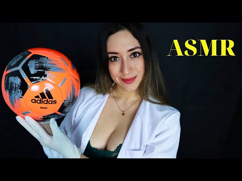 ASMR para FUTBOLISTAS ⚽️ MASAJE  y Atención personal - Asmr medico  🩺 Asmr Roleplay en ESPAÑOL