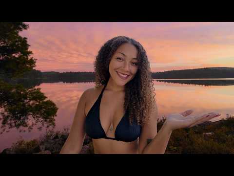 ASMR On A Private Island Deep In Nature 🏕️ 🐻 Immersive Outdoor Sounds & Whispers For Sleep 🌊✨♥️