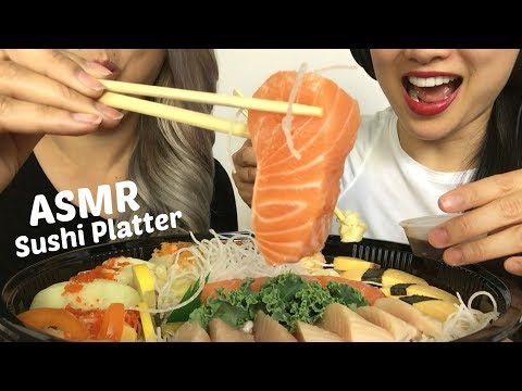 ASMR Sushi Platter (NO TALKING EATING SOUNDS) | SAS-ASMR