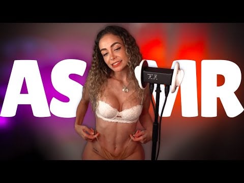 ASMR | DON'T TOUCH, JUST LOOK. Ear Licking, Fluffy Mic, Spitting, Breathing