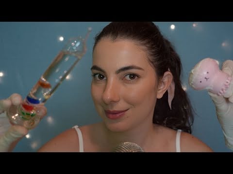 ASMR tratamento de pele facial * atenção pessoal em você