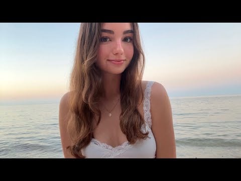 ASMR | whispering by the waves 🌊 