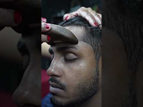 Wooden Tool Head Massage ASMR for Anxiety & Pain Relief #shorts