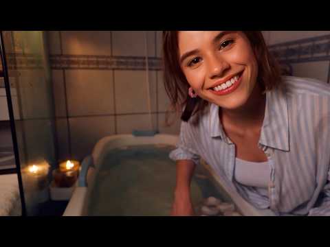 ASMR Banho Relaxante Pós Expediente 🛁 [Preparei pra você]