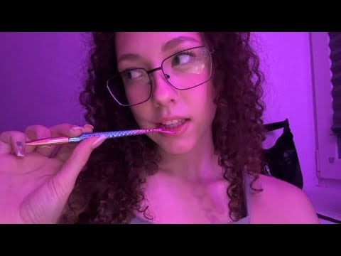 АСМР фастом накрашу тебя перед сном💄 lofiii