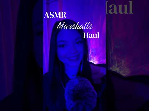 Marshalls Haul ASMR #visualtingle #tingles #relaxing #mouthwhisper #relax