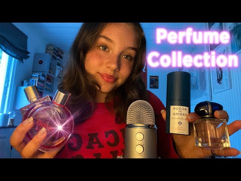 ASMR l Perfume Collection! 🧼 (glass tapping and whispering)