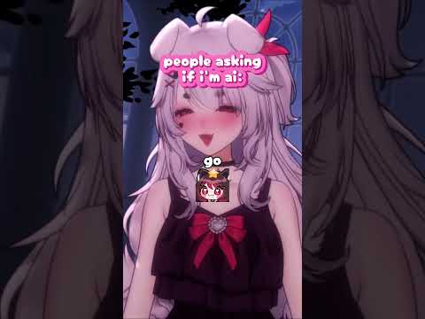 SHE'S SECRETLY AI?😰 #vtuber