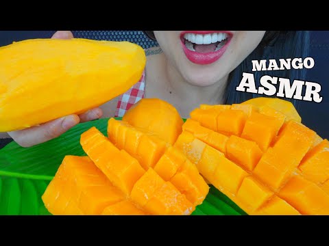 ASMR FRESH JUICY MANGO (MESSY EATING SOUNDS) NO TALKING | SAS-ASMR