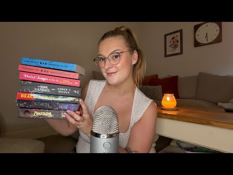 ASMR Whispered Book Review 📕 | Tapping, Scratching & Page Turning 
