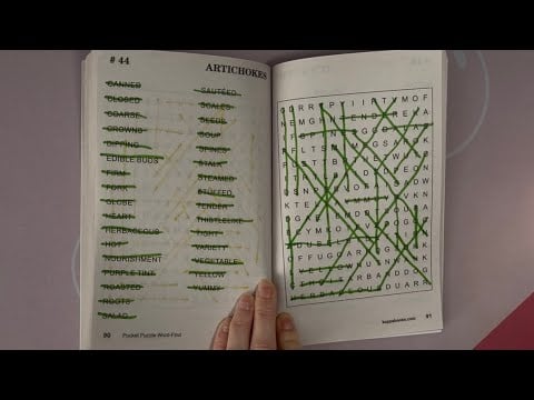 ASMR Doing #44 In Word-Finds